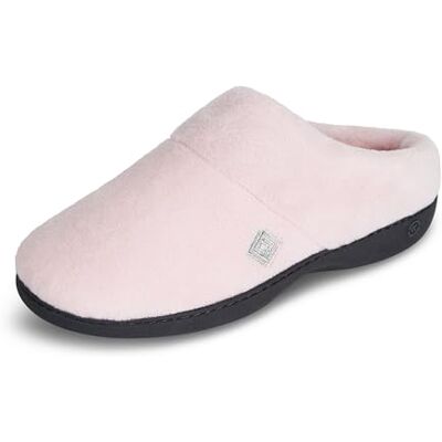 Isotoner Women's Classic Hoodback W Memory Foam Slip on Slipper, Peony, Small / 6.5-7 M US - Publicité Isotoner Women's Classic Hoodback W Memory Foam Slip on Slipper, Peony, Small / 6.5-7 M US - Publicité