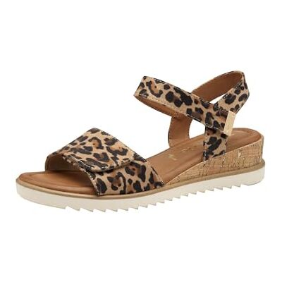 Tamaris sandale femme à talon compensé brun 41 EU - Publicité Tamaris sandale femme à talon compensé brun 41 EU - Publicité
