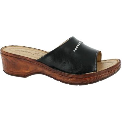 Andrea Conti Mules pour Femme, Noir, 38 EU - Publicité Andrea Conti Mules pour Femme, Noir, 38 EU - Publicité