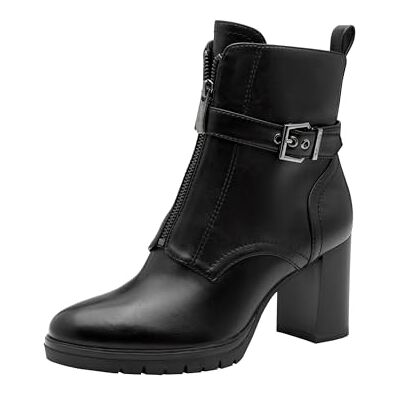 Tamaris Femme Damen Boot Heel Bottine, Noir, 39 EU - Publicité Tamaris Femme Damen Boot Heel Bottine, Noir, 39 EU - Publicité