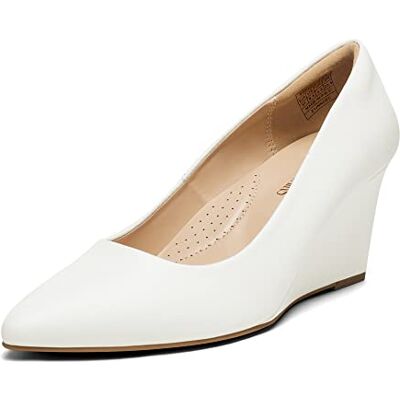 DREAM PAIRS Escarpins Femme Chaussures Habillées à Talons Classique pour Dame Mariage,Size 37,Blanc,SDPU2202W-E - Publicité DREAM PAIRS Escarpins Femme Chaussures Habillées à Talons Classique pour Dame Mariage,Size 37,Blanc,SDPU2202W-E - Publicité