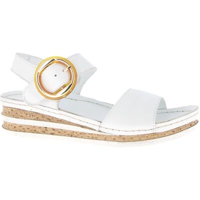 Andrea Conti Sandales pour Femme, Blanc, 38 EU - Publicité Andrea Conti Sandales pour Femme, Blanc, 38 EU - Publicité
