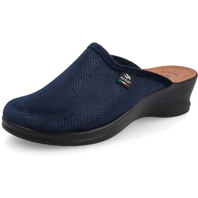 Fly Flot Femme Ciabatta Donna Microfibra, Sottopiede Imbottito Anti-Shock Pelle, Suola in Poliuretano Piumatec 5cm Mule, Turquoise, 38 EU - Publicité Fly Flot Femme Ciabatta Donna Microfibra, Sottopiede Imbottito Anti-Shock Pelle, Suola in Poliuretano Piumatec 5cm Mule, Turquoise, 38 EU - Publicité