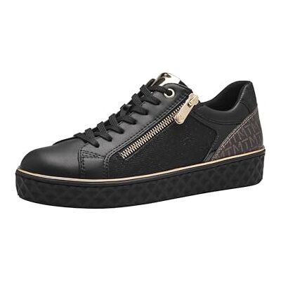 MARCO TOZZI Baskets à Lacets pour Femme , Noir/Comb, 38 EU - Publicité MARCO TOZZI Baskets à Lacets pour Femme , Noir/Comb, 38 EU - Publicité