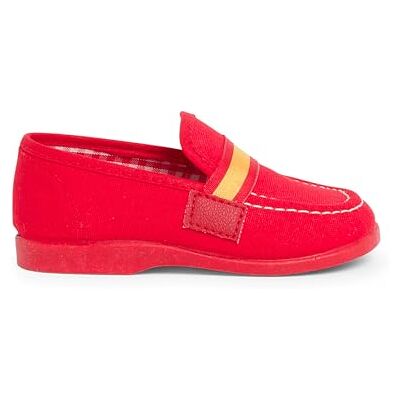 Pisamonas Mocassins en Toile avec Bandes De Couleurs Taille 23 Couleur Rouge - Publicité Pisamonas Mocassins en Toile avec Bandes De Couleurs Taille 23 Couleur Rouge - Publicité