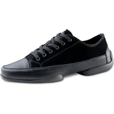 Anna Kern Baskets de danse pour homme Daim/cuir noir Semelle en polyuréthane divisée Largeur normale Semelle intérieure amovible Talon de 1 cm, Noir , 42 2/3 EU - Publicité Anna Kern Baskets de danse pour homme Daim/cuir noir Semelle en polyuréthane divisée Largeur normale Semelle intérieure amovible Talon de 1 cm, Noir , 42 2/3 EU - Publicité