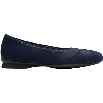 Clarks Jazmynn Gem Womens Navy Suede, 8 - Publicité Clarks Jazmynn Gem Womens Navy Suede, 8 - Publicité