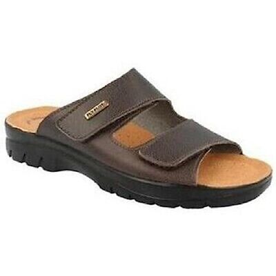 Fly Flot Alatri, Sandales pour Homme en Evopell, avec Double Velcro réglable, Semelle intérieure en Cuir Mule, Marron, 47 EU - Publicité Fly Flot Alatri, Sandales pour Homme en Evopell, avec Double Velcro réglable, Semelle intérieure en Cuir Mule, Marron, 47 EU - Publicité