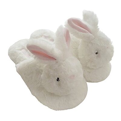 Millffy Chaussons mignons en peluche pour femme Motif licorne Pour l'intérieur et la chambre à coucher (38-39 EU,Tête de lapin) - Publicité Millffy Chaussons mignons en peluche pour femme Motif licorne Pour l'intérieur et la chambre à coucher (38-39 EU,Tête de lapin) - Publicité