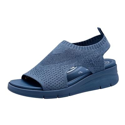 Tamaris Comfort sandales femme à talon élastiques vegan, Denim, 41 EU - Publicité Tamaris Comfort sandales femme à talon élastiques vegan, Denim, 41 EU - Publicité