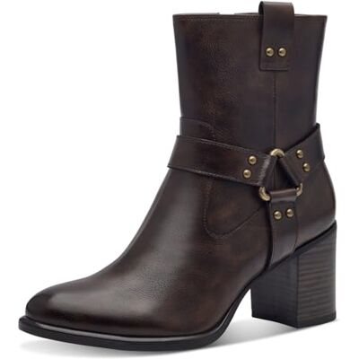 MARCO TOZZI Bottines zippées pour Femme Botte Tendance, Café Antique, 37 EU - Publicité MARCO TOZZI Bottines zippées pour Femme Botte Tendance, Café Antique, 37 EU - Publicité
