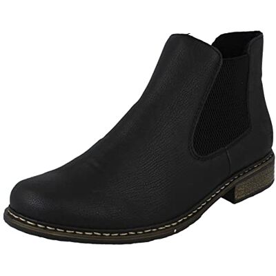 Rieker Bottines Chelsea 73464 pour femme, Noir, 36 EU - Publicité Rieker Bottines Chelsea 73464 pour femme, Noir, 36 EU - Publicité