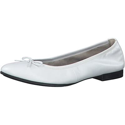 Tamaris Tamaris Ballerines pour Femme, White Black, 40 EU - Publicité Tamaris Tamaris Ballerines pour Femme, White Black, 40 EU - Publicité
