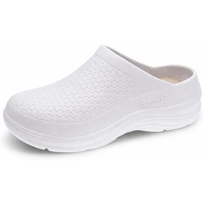 BEPPI Sabots confortables de la marque pour le travail et les loisirs confort en toute occasion : hôpital, maison, cuisine et jardin, blanc, 36 EU - Publicité BEPPI Sabots confortables de la marque pour le travail et les loisirs confort en toute occasion : hôpital, maison, cuisine et jardin, blanc, 36 EU - Publicité