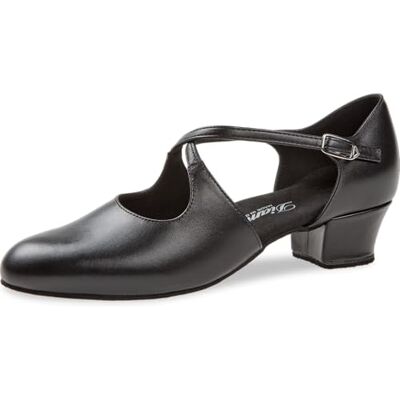 Diamant Femmes Chaussures de Danse 052-102-034 Cuir Noir 3,7 cm Cuban Taille: UK 6,5 - Publicité Diamant Femmes Chaussures de Danse 052-102-034 Cuir Noir 3,7 cm Cuban Taille: UK 6,5 - Publicité
