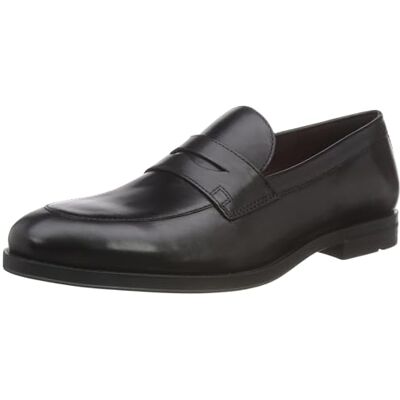 Geox Homme U Decio B Moccasin, Noir, 45 EU - Publicité Geox Homme U Decio B Moccasin, Noir, 45 EU - Publicité