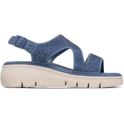 XTI Sandale Femme Bleu jean Chaussures confortables et polyvalentes Mode décontractée Modèle 14539903 (Taille39) - Publicité XTI Sandale Femme Bleu jean Chaussures confortables et polyvalentes Mode décontractée Modèle 14539903 (Taille39) - Publicité