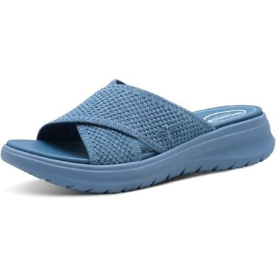 Tamaris Comfort mules femme à semelle épaisse vegan, Denim, 36 EU - Publicité Tamaris Comfort mules femme à semelle épaisse vegan, Denim, 36 EU - Publicité