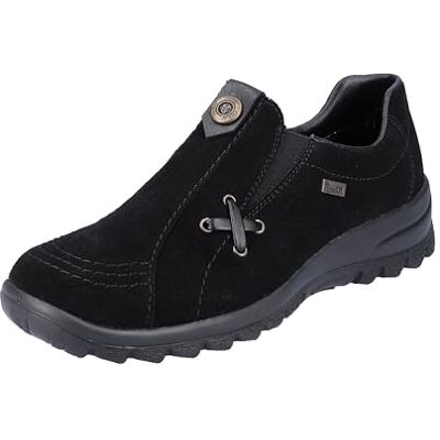 Rieker Herbst/Winter, Mocassins Femme, Noir (Schwarz/Schwarz 00), 38 EU - Publicité Rieker Herbst/Winter, Mocassins Femme, Noir (Schwarz/Schwarz 00), 38 EU - Publicité