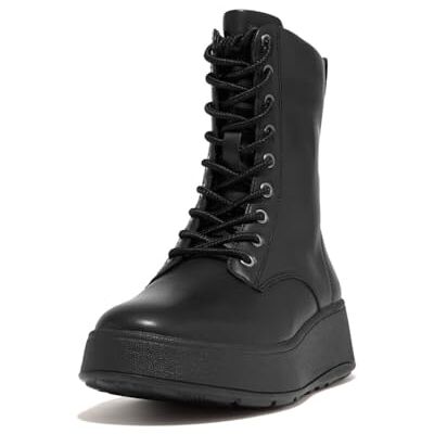 Fitflop F-Mode Bottines en Cuir Noir - Publicité Fitflop F-Mode Bottines en Cuir Noir - Publicité