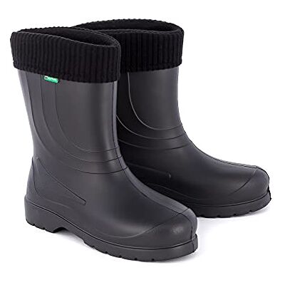 DEMAR Bottes en caoutchouc EVA légères doublées Laura, Noir , 37 EU - Publicité DEMAR Bottes en caoutchouc EVA légères doublées Laura, Noir , 37 EU - Publicité