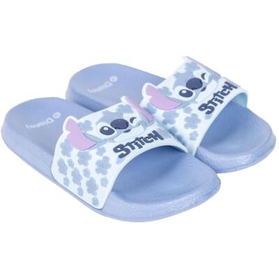 Disney Lilo et Stitch Sandales de bain pour fille Bleu clair Tongs de bain Sandales de bain super douces et légères, bleu, 34/35 EU - Publicité Disney Lilo et Stitch Sandales de bain pour fille Bleu clair Tongs de bain Sandales de bain super douces et légères, bleu, 34/35 EU - Publicité