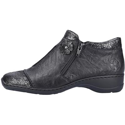 Rieker, 58388-01, Femme Mocassin Noir bi-matière 38 EU - Publicité Rieker, 58388-01, Femme Mocassin Noir bi-matière 38 EU - Publicité