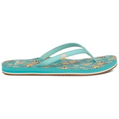 Sanuk Tongs Yoga Joy Vintage Floral pour femme, Aqua Splash, 35.5 EU - Publicité Sanuk Tongs Yoga Joy Vintage Floral pour femme, Aqua Splash, 35.5 EU - Publicité