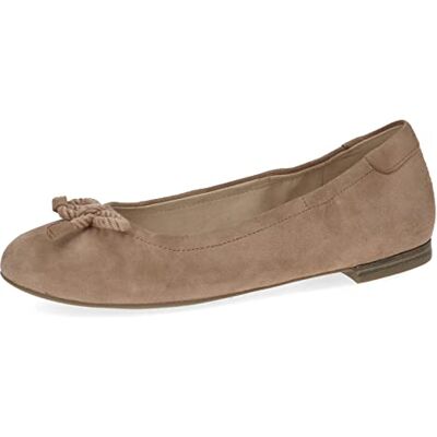 CAPRICE Femme Ballerine, Beige (Desert Suede), 37 EU - Publicité CAPRICE Femme Ballerine, Beige (Desert Suede), 37 EU - Publicité