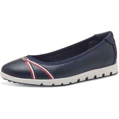 s.Oliver Femme Ballerines, Bleu Marine, 38 EU - Publicité s.Oliver Femme Ballerines, Bleu Marine, 38 EU - Publicité