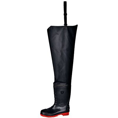 Portwest Cuissardes Waders S5, Couleur: Noir, Taille: 44, - Publicité Portwest Cuissardes Waders S5, Couleur: Noir, Taille: 44, - Publicité