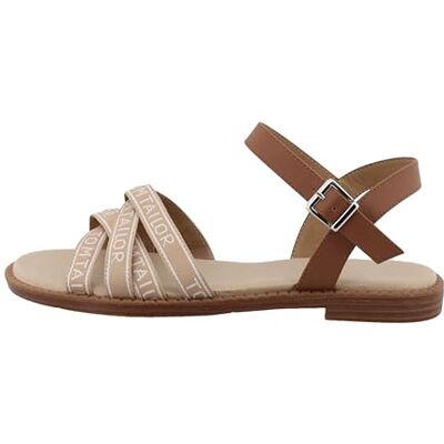 TOM TAILOR Femme Sandale, Sable, 39 EU - Publicité TOM TAILOR Femme Sandale, Sable, 39 EU - Publicité