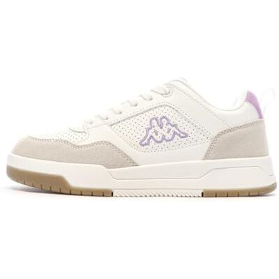 Kappa Baskets Blanches/Beiges Fille Manis - Publicité Kappa Baskets Blanches/Beiges Fille Manis - Publicité