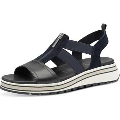 Tamaris Sandales pour Femme, Sandales pour Femme, Semelle intérieure Amovible, Doublure Confortable, Bleu Marine, 37 EU - Publicité Tamaris Sandales pour Femme, Sandales pour Femme, Semelle intérieure Amovible, Doublure Confortable, Bleu Marine, 37 EU - Publicité