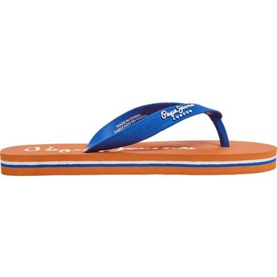 Pepe Jeans Bay Beach Basic B, Tongs Garçon, Bleu (Beat Blue), 3 - Publicité Pepe Jeans Bay Beach Basic B, Tongs Garçon, Bleu (Beat Blue), 3 - Publicité