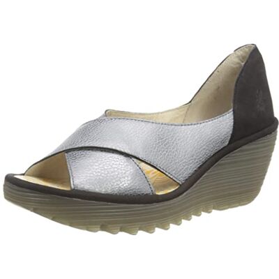 Fly London Women's Yoma307fly Sandal, Noir/gris, 40 EU - Publicité Fly London Women's Yoma307fly Sandal, Noir/gris, 40 EU - Publicité