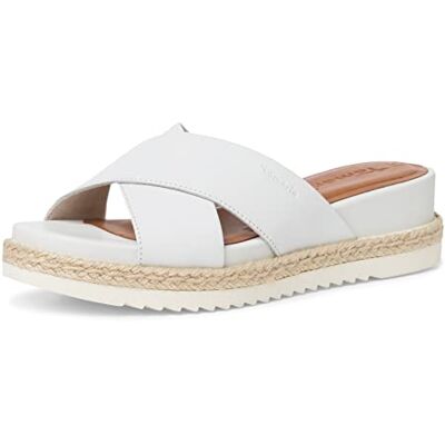 Tamaris Femme Damen Mocassin, Cuir Blanc, 41 EU - Publicité Tamaris Femme Damen Mocassin, Cuir Blanc, 41 EU - Publicité