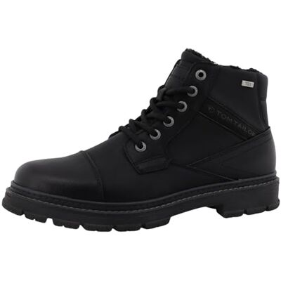 TOM TAILOR Homme Botte Tendance, Noir, 44 EU - Publicité TOM TAILOR Homme Botte Tendance, Noir, 44 EU - Publicité