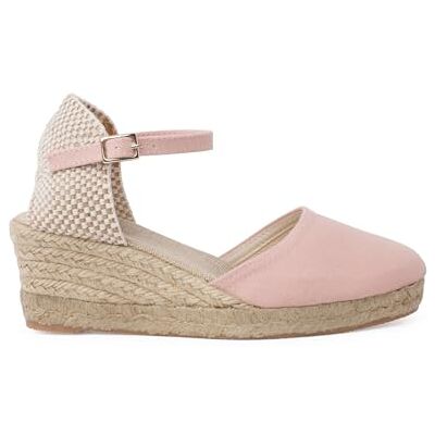 Pisamonas Espadrilles Femme Compensées À Boucle Taille 37 Couleur Rose Pâle - Publicité Pisamonas Espadrilles Femme Compensées À Boucle Taille 37 Couleur Rose Pâle - Publicité
