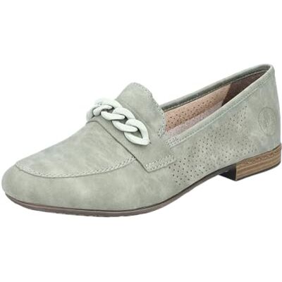 Rieker Femme 51761 Mocassin, Vert, 38 EU - Publicité Rieker Femme 51761 Mocassin, Vert, 38 EU - Publicité