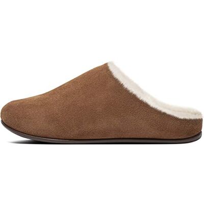 Fitflop Chrissie Shearling, Chaussons Mules Femme, Marron (Tumbled Tan 645), 36 EU - Publicité Fitflop Chrissie Shearling, Chaussons Mules Femme, Marron (Tumbled Tan 645), 36 EU - Publicité