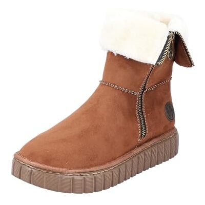 Rieker Femme Y8882 Botte Tendance, Marron, 40 EU - Publicité Rieker Femme Y8882 Botte Tendance, Marron, 40 EU - Publicité