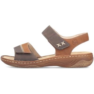 Rieker Sandales à lanières V2860 pour femme, marron, 37 EU - Publicité Rieker Sandales à lanières V2860 pour femme, marron, 37 EU - Publicité