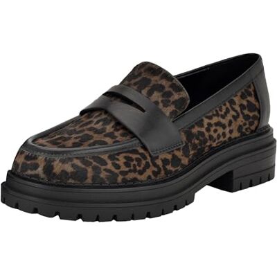 Calvin Klein Mocassins Grantly pour femme, Léopard naturel foncé Multi 120, 40 EU - Publicité Calvin Klein Mocassins Grantly pour femme, Léopard naturel foncé Multi 120, 40 EU - Publicité