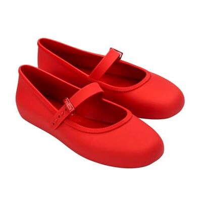Melissa Soft Ballerina AD BL663 Red 38 EUR - Publicité Melissa Soft Ballerina AD BL663 Red 38 EUR - Publicité