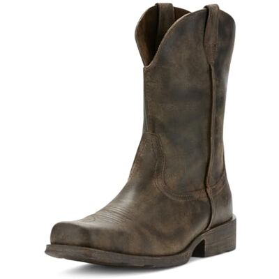 Ariat Chaussures Rambler Western Western pour Hommes, 44 M EU, Antiqued Grey - Publicité Ariat Chaussures Rambler Western Western pour Hommes, 44 M EU, Antiqued Grey - Publicité