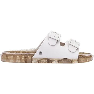 melissa Sandales larges pour femme, 53843 Blanc Beige Transparent, 38 EU - Publicité melissa Sandales larges pour femme, 53843 Blanc Beige Transparent, 38 EU - Publicité