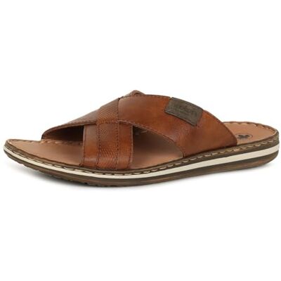 Rieker Tongs pour Homme 21082, Marron, 45 EU - Publicité Rieker Tongs pour Homme 21082, Marron, 45 EU - Publicité