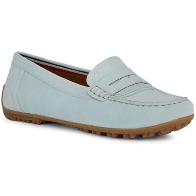 Geox D Cosmopolis + GripMoccasin pour Femme, Bleu Clair, 40 EU - Publicité Geox D Cosmopolis + GripMoccasin pour Femme, Bleu Clair, 40 EU - Publicité