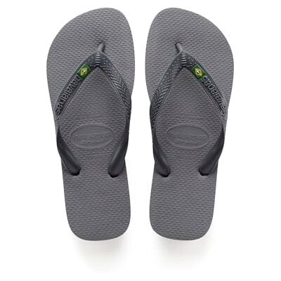 Havaianas Brasil Mixte FlipFlop Steel Grey 39 EU - Publicité Havaianas Brasil Mixte FlipFlop Steel Grey 39 EU - Publicité